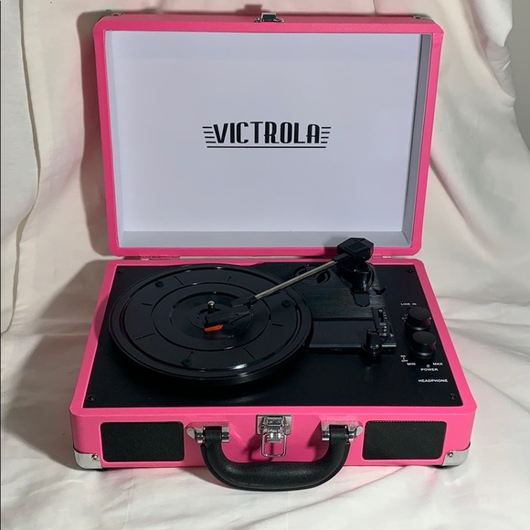 Pink record player - Picture 2 of 4